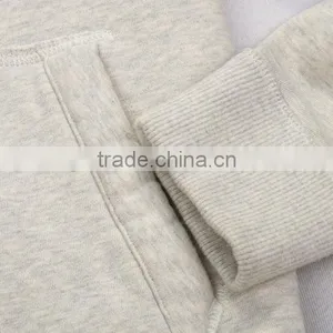 Slim Hooded Hedging Buttons Embroidered Velvet Warm for 100% Cotton Hoodie thumbnail-6