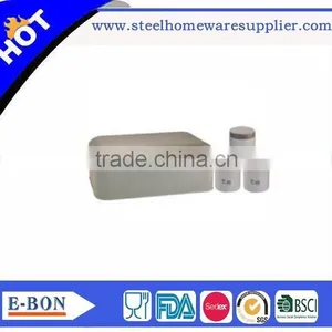 Latest Technology Stainless Steel Bread Box and Canister Set thumbnail-1