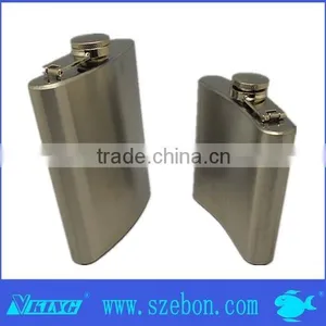 Golden Stainless Steel Hip Flask thumbnail-1