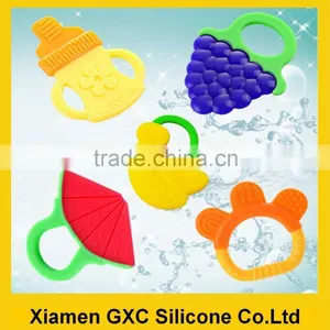 Wholesale Best BPA Free Baby Silicone Teether Gum Massager Toothbrush thumbnail-1
