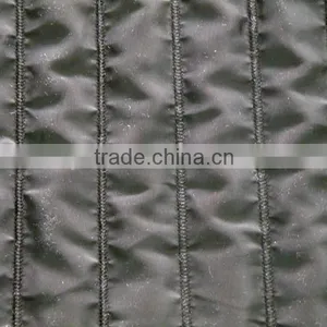 Stripe Quilted Embroidery Fabric,polyester Padded Quilted Fabric thumbnail-4