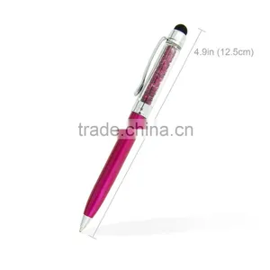 Stylus Pen, [6-Pack] Colors 2-in-1 Slim Crystal Diamond Stylus And Ink Pen for Touch Screen Devices for IPhone /ipad/tablet thumbnail-2