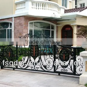 Modern Fashionable Wrought Iron House Gate Designs thumbnail-1