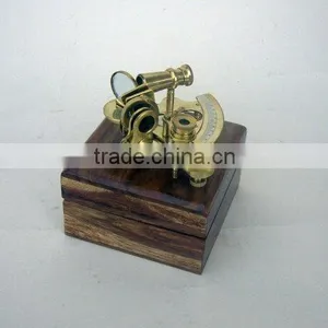 Brass German Nautical Sextant / Nautical Sextant / Mini Sextant thumbnail-1