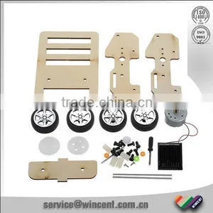 DIY Solar Powered Wooden Small Toys Car thumbnail-2