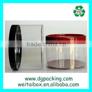 Custom Transparent Pet Feeding Food Plastic Packaging Tube thumbnail-1