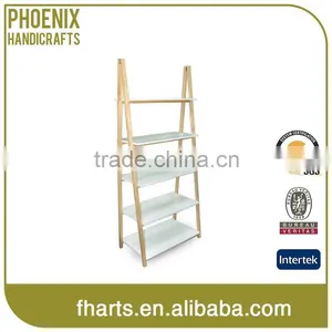 Wooden Custom-Made Modern Corner Bookcases thumbnail-1