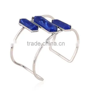 Custom Jewelry Factory OEM Bangle Bracelets With Stones thumbnail-3