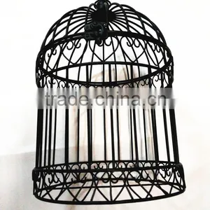 33X21.6cm Hanging Metal Bird Cage Wedding Centerpiece thumbnail-4