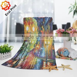 Newest Good Color Fastness Customize Dye Printed Hotel Towel thumbnail-1