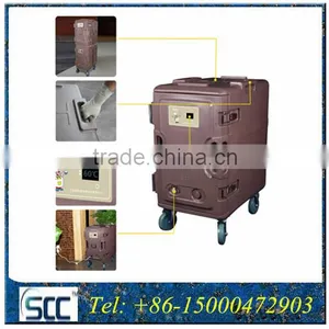 116liter Electrical Heated Trolleys, Hot Food Warming Cabinet for Delivering Meals thumbnail-2