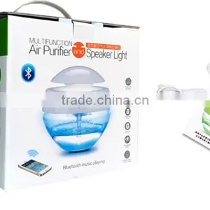 Air Purifier And Aroma Therapy Infuser Globe Humidifier Moon Light Bluetooth Speaker thumbnail-5