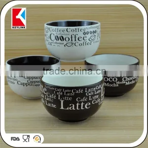 Black Matt Finished With Two Handle Ceramic Salad Bowl,ceramic Soup Bowl Wholesale,ceramic Bowl thumbnail-3