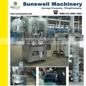500ml Automatic Round Colored Wine Glass Bottle Labeling Machine thumbnail-6