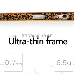 New Arrival Flower Metal Phone Case for Iphone 6 From China thumbnail-3