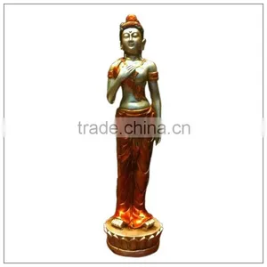 Chinese Kuan Yin Statue ,resin Sculpture Indoor Decorative Statue,female Buddha Statue thumbnail-1