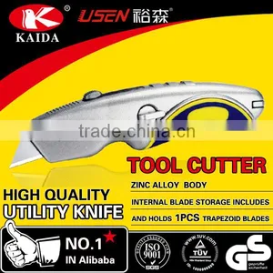 3pcs Trapezoid Blade Zinc Alloy Utility Cutter thumbnail-2