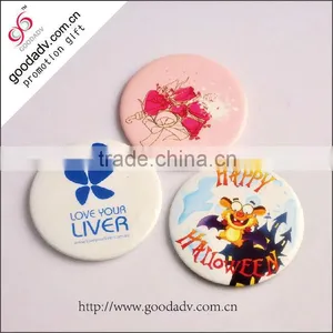 Top Quality Fashion Promotional Round Metal Pocket Mirror thumbnail-6
