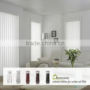 Bintronic Taiwan Villa Home Decorating Ideas Motorized Vertical Blinds Curtain Track Electric Mechanism thumbnail-5