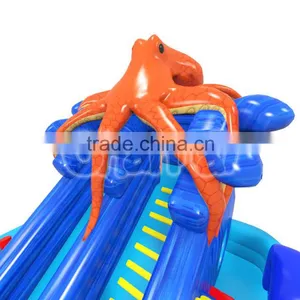 18oz PVC Commercial Grade Inflatables Octopus Slides for Sale thumbnail-3