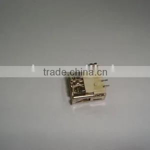 High Quality Mini USB A Type Female SMT Small Ear, LCP thumbnail-1