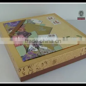 Gold Foil Stamping Gift Packaging Paper Box With Lid thumbnail-2
