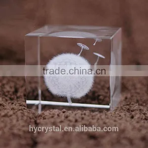 Transparent Decorative Glass Blocks Laser Etched Grs Engraving Crystal Block thumbnail-5