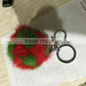 Factory Price Cute Multi Color Rex Rabbit Fur Ball Hot Sale thumbnail-3
