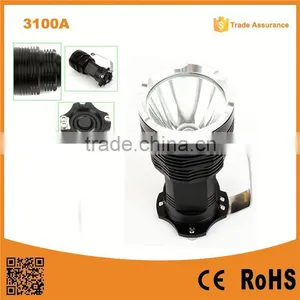Lumifire 3100A Powerful Flashlight Strong Light Torch 18650 Batteries Rechargeable Aluminum LED Flashlights thumbnail-1