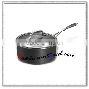 S474 Dia 160mm/ Dia 180mm/ Dia 200mm Aluminium Alloy Non-stick Sauce Pan With Cover thumbnail-1