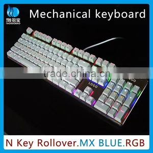 RGB Mechanical Gaming Keyboard With Anti-Ghosting Keys & Six LED Lights thumbnail-2