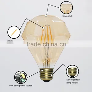 China Vintage Retro Indoor Dimmable D95 E26 E27 B22 Low Energy 3w Edison Led Lights Led Bulb thumbnail-6