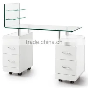 With Glass Top Manicure Table for Nail Table thumbnail-1