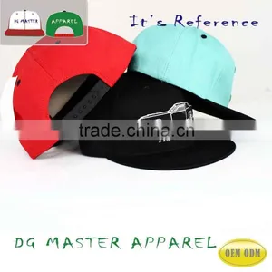 100%cotton 3D Embroidery or Print Plain Snapback Hat thumbnail-1
