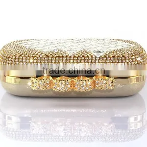 Latest Fashion Women Clutch Bags Box Clutch Evening Bag Crystal Clutch Bag thumbnail-4
