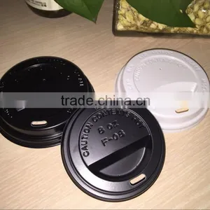 Disposable Paper Cup Lid Plastic Lid for Paper Cup/flat Lid thumbnail-1