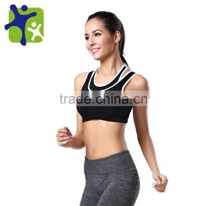 Women Sport Bra ,fitness Running Quick Dry Bra, Female Yoga Fake Two Sport Bra WA20 thumbnail-1