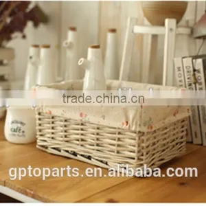 Wholesale New Desigh Wicker Baskets for Wedding Home Decoration Willow Basket thumbnail-3
