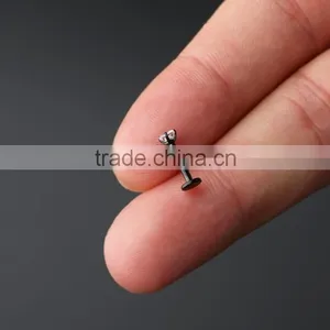 Internally Threaded Surgical Stainless Steel Magnetic Lip Piercing thumbnail-2