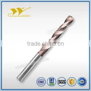 5D Internal Coolant Carbide Coated Twist Drill for Stainless Steel Machining thumbnail-1