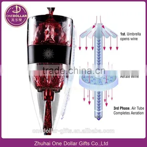Red Wine Aerator With Umbrella Shape thumbnail-1
