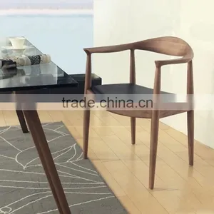 The Kennedy President Election Replica Wood Hans Wegner Chair Designer Wood Dining Chair thumbnail-2