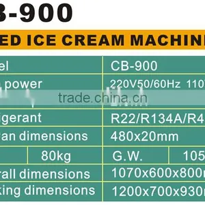 Double Flat Round Pan Ice-cream Fryer With Double Cooling System thumbnail-2