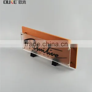 New Product Customized Handmade Acrylic Name Plate Holder for Sale thumbnail-1