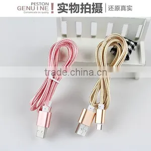 Aluminum Alloy Micro USB Data Cable Wholesale for Iphone USB 2.0 Cable thumbnail-1
