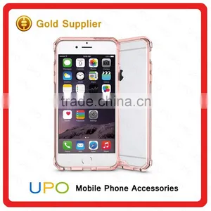 [UPO] Fashionable Wholesales Shockproof Hybrid TPU PC Transparent Clear Armor Phone Case for IPhone 6 Plus thumbnail-6