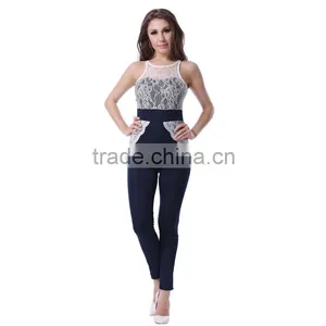 Vintage Type Ready Stocklot Hot Wholesale Women Plus Size Fashion Jumpsuit thumbnail-1