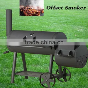 Offset Smoker Outdoor BBQ Grill Garden Smoker thumbnail-1