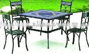 Metal Square Mosaic Garden Outdoor Furniture thumbnail-1