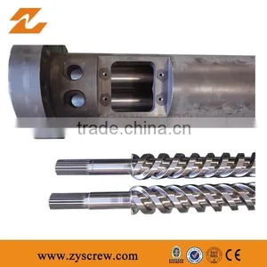 Plastic Machine/machinery Extruder Conical Screw Barrel / Set for PVC Plastic Products thumbnail-1